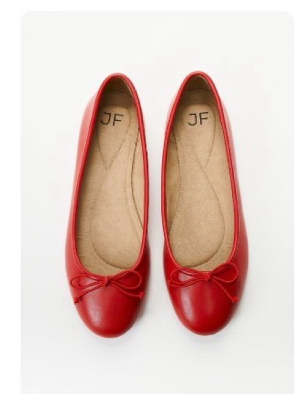 Red Ballet Flats - 9.5